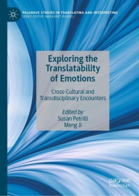 Cover image: Exploring the Translatability of Emotions 9783030917470
