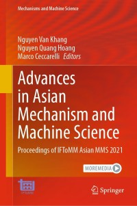 Cover image: Advances in Asian Mechanism and Machine Science 9783030918910