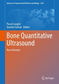 Cover image: Bone Quantitative Ultrasound 9783030919788