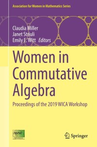 Imagen de portada: Women in Commutative Algebra 9783030919856