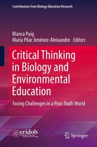 Cover image: Critical Thinking in Biology and Environmental Education 9783030920050
