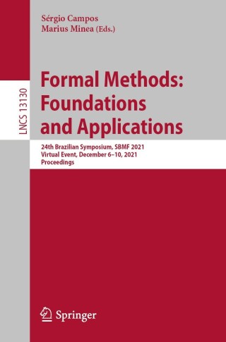 Cover image: Formal Methods: Foundations and Applications 9783030921361