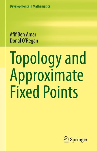 Cover image: Topology and Approximate Fixed Points 9783030922030