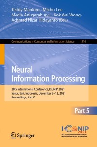 Imagen de portada: Neural Information Processing 9783030923068