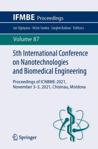 Immagine di copertina: 5th International Conference on Nanotechnologies and Biomedical Engineering 9783030923273