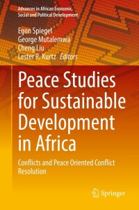 Cover image: Peace Studies for Sustainable Development in Africa 9783030924737