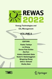 Imagen de portada: REWAS 2022: Energy Technologies and CO2 Management (Volume II) 9783030925581