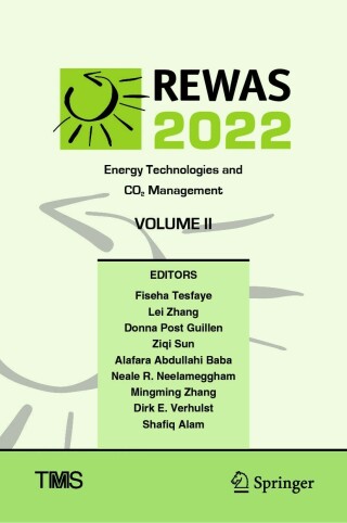 Cover image: REWAS 2022: Energy Technologies and CO2 Management (Volume II) 9783030925581