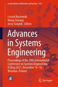 Cover image: Advances in Systems Engineering 9783030926038