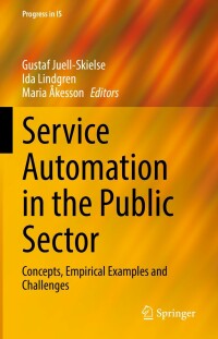 Imagen de portada: Service Automation in the Public Sector 9783030926434