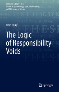 Omslagafbeelding: The Logic of Responsibility Voids 9783030926540