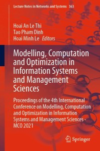 Cover image: Modelling, Computation and Optimization in Information Systems and Management Sciences 9783030926656