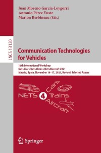 Imagen de portada: Communication Technologies for Vehicles 9783030926830