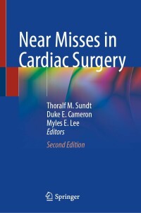 Cover image: Near Misses in Cardiac Surgery 2nd edition 9783030927493