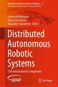 Imagen de portada: Distributed Autonomous Robotic Systems 9783030927899