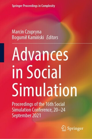 Imagen de portada: Advances in Social Simulation 9783030928421