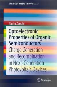Cover image: Optoelectronic Properties of Organic Semiconductors 9783030931612