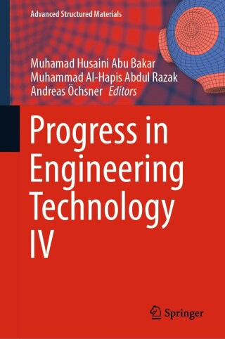 表紙画像: Progress in Engineering Technology IV 9783030932497