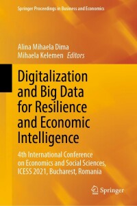Cover image: Digitalization and Big Data for Resilience and Economic Intelligence 9783030932855