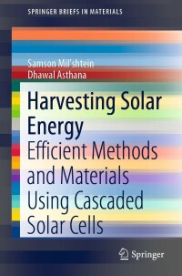 Cover image: Harvesting Solar Energy 9783030933791