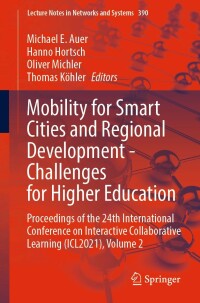 Cover image: Mobility for Smart Cities and Regional Development - Challenges for Higher Education 9783030939069