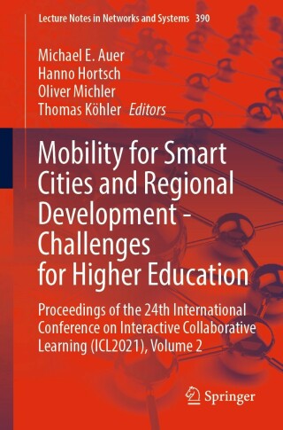 Cover image: Mobility for Smart Cities and Regional Development - Challenges for Higher Education 9783030939069