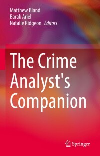 Cover image: The Crime Analyst's Companion 9783030943639