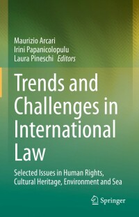 Cover image: Trends and Challenges in International Law 9783030943868