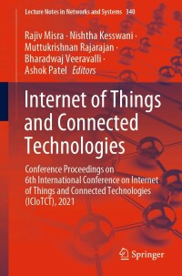 Cover image: Internet of Things and Connected Technologies 9783030945060