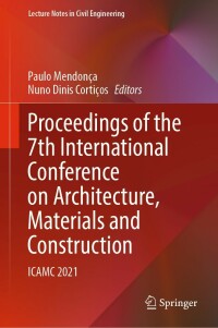 Cover image: Proceedings of the 7th International Conference on Architecture, Materials and Construction 9783030945138