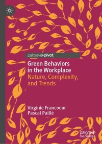 Cover image: Green Behaviors in the Workplace 9783030945404