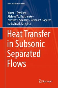 Cover image: Heat Transfer in Subsonic Separated Flows 9783030945565