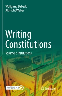 Cover image: Writing Constitutions 9783030946012