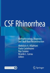 Cover image: CSF Rhinorrhea 9783030947804