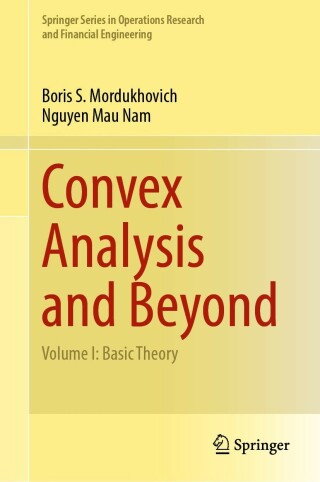 Cover image: Convex Analysis and Beyond 9783030947842
