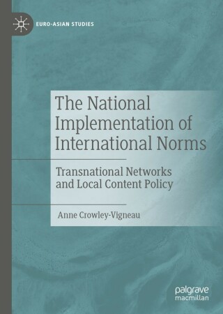 Imagen de portada: The National Implementation of International Norms 9783030948610