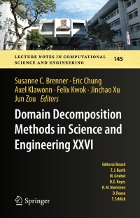 Imagen de portada: Domain Decomposition Methods in Science and Engineering XXVI 9783030950248