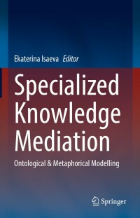 Cover image: Specialized Knowledge Mediation 9783030951030
