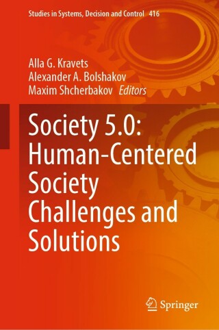 Titelbild: Society 5.0: Human-Centered Society Challenges and Solutions 9783030951115