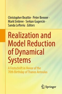 Cover image: Realization and Model Reduction of Dynamical Systems 9783030951566