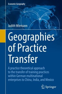 Immagine di copertina: Geographies of Practice Transfer 9783030951849
