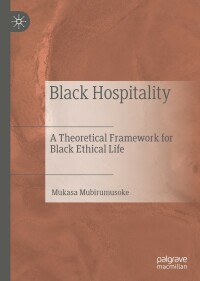 Cover image: Black Hospitality 9783030952549