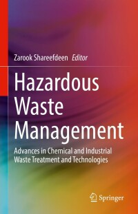 صورة الغلاف: Hazardous Waste Management 9783030952617