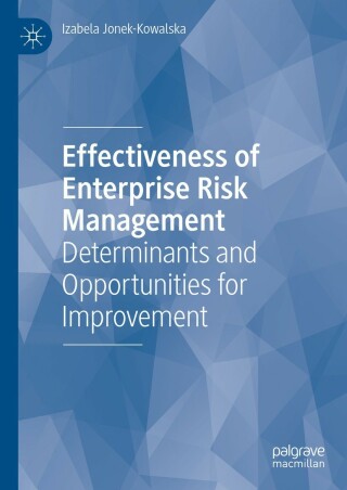 Cover image: Effectiveness of Enterprise Risk Management 9783030953751