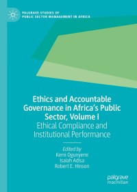 Imagen de portada: Ethics and Accountable Governance in Africa's Public Sector, Volume I 9783030953935