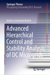 Cover image: Advanced Hierarchical Control and Stability Analysis of DC Microgrids 9783030954147