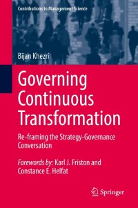 Cover image: Governing Continuous Transformation 9783030954727