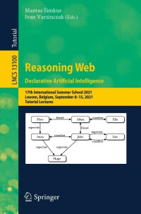 Imagen de portada: Reasoning Web. Declarative Artificial Intelligence 9783030954802