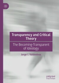Immagine di copertina: Transparency and Critical Theory 9783030955458