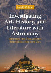 Cover image: Investigating Art, History, and Literature with Astronomy 9783030955533